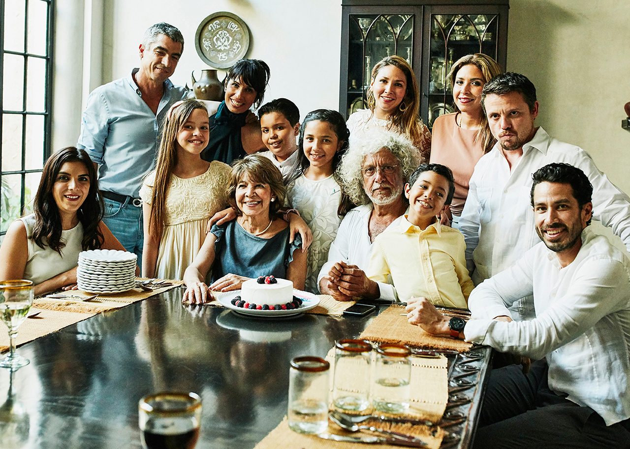 Big Family at Table